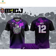 【Jersey Customized Name & Number】VOLLEYBALL New Jersey - Activewear Shirt for Volleyball Jersey Spor