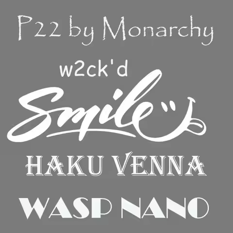 New Home Material Package Desktop Decor Letter for wasp mtl goon v1.5 Kylin v3 Siren 4 ARBITER 2 Sma