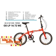 SEPEDA LIPAT FOLDING BIKE ANAK DEWASA ODESSY WE 16" 16 INCH 7 SPEED