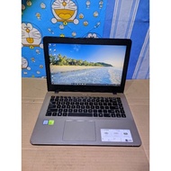 Laptop notebook netbok bekas Asus A442U core i5 generasi 8 NVIDIA