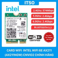 Genuine Wifi Card AX211 Intel Wifi 6E (AX211NGW) CNVIo2