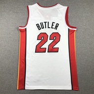Heat jersey22#Butler Embroidered Basketball Jersey BUTLER HEAT BASKETBALL JERSEY MEN