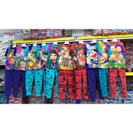 💥 HARGA BORONG 💥 12 SET 1 DOZEN Kids COTTON Mix JERSEY Pajamas 10%+ cotton 90% jersey baju tidur budak MURAH