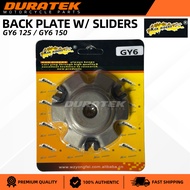 KOK Pulley Back Plate with Sliders for GY6 125 / GY6 150