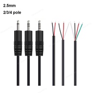 1M 30cm 3.5mm 3Pin 4pin Stereo AUX Male Female Wire Connector Audio Extension Cable 3 4 Pole Head Line 3.5mm DIY Core  MY2L