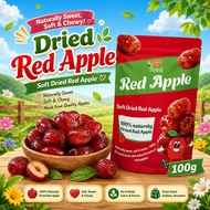 [BUY2 GET3] 500G SWEET DRIED RED APPLE 3F Food Soft Delicious Seedless - NO ADDED SUGAR | NATZO FOOD