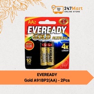 EVEREADY Gold (A91BP2(AA) - 2Pcs  /  A91BP4(AA) - 4Pcs)