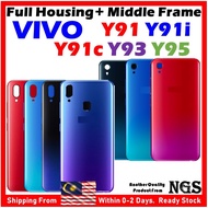 (+Frame) Full Set Back Housing Back Cover For VIVO Y91 / VIVO Y91i / VIVO Y91c / VIVO Y93 / VIVO Y95