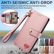 For Google Pixel 9 Pro XL 8 7 6 Pro 8A 7A Zip Luxury Leather Wallet Case Cover With Strap