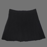 Uniqlo黑色百褶裙