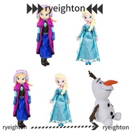 RYEIGHTON Frozen Anna Elsa Dolls, 23-50 CM Disney Movies Olaf Snowman Plush Toy, Stuffed Animals Car