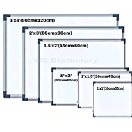 {Part 1/2}High Quality Aluminium Frame Magnetic Whiteboard/White Board (1'x1.5'/30cmx45cm)(1.5'x2'/4