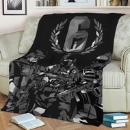 (Multi size available in stock)  r6 esports weapon Anime Blanket Mat Soft Bedspread Beach warmm Trav