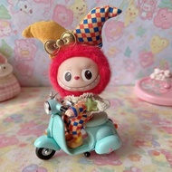 4th Generation Labubu Clothes Clown Suit 4.0 Vinyl Doll Labubu Baby Clothes Accessories Sanrio Joint