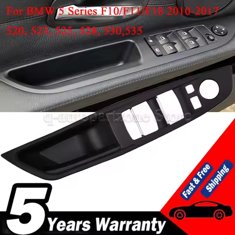 2/4 PCS Interior Front Door Armrest Panel Trim Pull Handle Set Replacement For BMW 5 Series F18 F11 