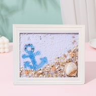 Sea Glass Art Kit Sea Glass Art CRAFT Kit สำหรับผู้ใหญ่ DIY เรซิ่น Beach Art Kit Sea Glass Art Photo