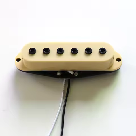 Donlis Hex Pole Screw Single Coil ST Electric Guitar Pickups In Black/white/cream Colors