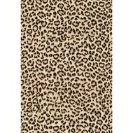 วอลเปเปอร์มีกาวในตัวพิมพ์ลายเสือดาว -กันน้ำมันและตัดได้เครื่องตกแต่งฝาผนังสำหรับห้องนั่งเล่นและห้องน