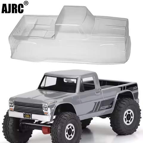 12.3inch 313mm Wheelbase Clear Pickup Body Shell Kit For 1/10 Rc Crawler Trx4 Axial Scx10 Ii 90046 R