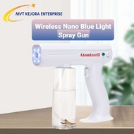 Nano Portable Handheld Wireless Nano Mist Sanitizer Spray Gun (800ml Bottle) Blue Ray Handheld Disinfectant Spray Machin Rechargeable | 无线蓝光雾化消毒器 消毒枪