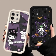 HK-27 Halloween Kuromi Shockproof Casing for Black and White Silicone Infinix Note Zero 40Pro Infi 4