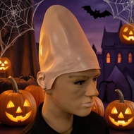 Latex Hood Flesh-Toned Bald Cap Costume Hood Realistic Head Covering Elastic for Adults, Carnival