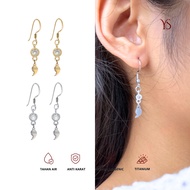 Semicolon Earrings Anti-Rust Titanium Earrings | Your Soul Jewelry