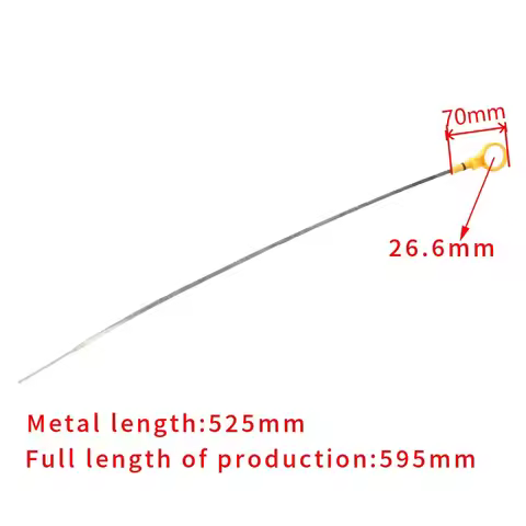 CJ5Z-6750-A for Ford Explorer Escape Focus Fusion 2.0L EcoBoost Engine Oil Level Dipstick 595mm Bran