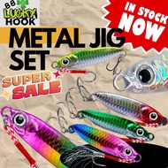 Metal Jig Lures 7g/10g/15g/20g/25g Micro, Fast, Slow & Light Jig for Fishing