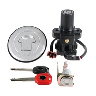 Set of locks:Electric door lock, fuel tank lock, front lock For Honda CBR500R CB500F CB500X CB500F C