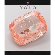 YOLO Lab-grown diamond Cushion 6.07ct Fancy Intense Pink--8701950263434