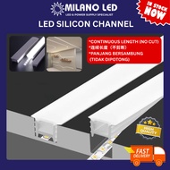 LED Silicone Channel Strip Light Rubber Silicone LED Channel LED Cover Casing Housing LED Profile Ho