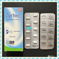 (🇸🇬🚚💨 Ready stock) Zyrtec tablet 10mg 10tabs/strip