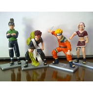 Naruto Set IRUKA, NARUTO, SAKURA, GAARA LOOSE