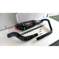 YOSHIMURA R11 BLACK DOFF EXHAUST CBR150 R15 GSX VIXION VERZA XABRE etc...
