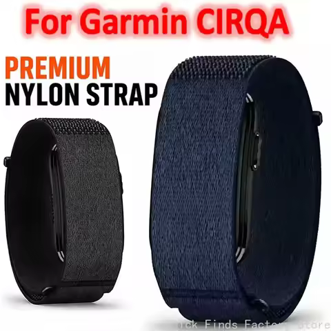 Original Nylon Loop Strap for Garmin CIRQA Smartwatch Accessory Sport Breathable Pulseira Bracelet C