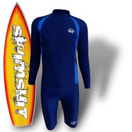 long sleeves rush guard terno swimsuit men