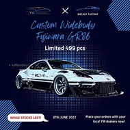 🚗****預訂 pre-order****   YM Model x Diecast Factory Custom Widebody Fujiwara GR86 1/64 樹脂模型 限量499台