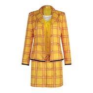 Cosplay Costume - Female Holovits Yellow Plaid Collar Outfit