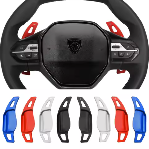 For Peugeot 408 PHEV 308 III SW GT Hybrid 2022-2025 Car Steering Wheel DSG Paddle Shift Extension St