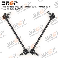 BRCP Pair Front Axle Sway Bar End Stabilizer Link Ball Joint For Tesla Model 3 5YJ3 Y 5YJY 104439100