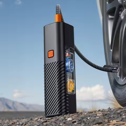 Motorcycle Tire Air Pump Portable Electric Tire Inflator High Power Wired Tire Inflation Pump Air Co