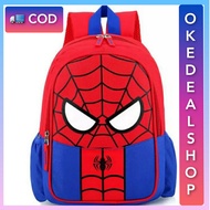 Tas anak sekolah laki laki lucu kecil paud tk sd kelas 1 2 3 4 karakter kartun Avengers spiderman mu