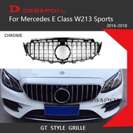W213 GT Grille Diamond Grill E63S Style For Mercedes Benz E Class C238 Coupe Sedan 2016-2019 E300 E3
