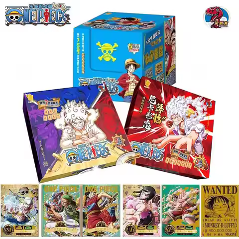 New One Piece TCG Cards Luffy Zoro Flash SSR Bronzing Rare Anime Collectible Holiday Gifts