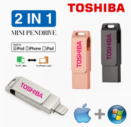 TOSHIBA OTG USB Flash Drive 256GB 1TB Pendrive High Speed Memory Stick for IPhone14/13/12/11/X/8/7/6 IPad