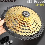 9 s 11- 50T Gold Cassette 9 Speed Wide Ratio Golden Durable Freewheel