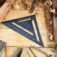 SIKU VKTECH Products 7 Inch Aluminum Triangle Ruler Angled Ruler - A10D01