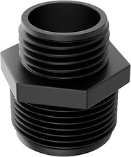 YOSUPV Compatible with Little Giant GH-1, 1-Inch MNPT x 3/4-inch Male GHT Garden Hose Reducer/Adapte