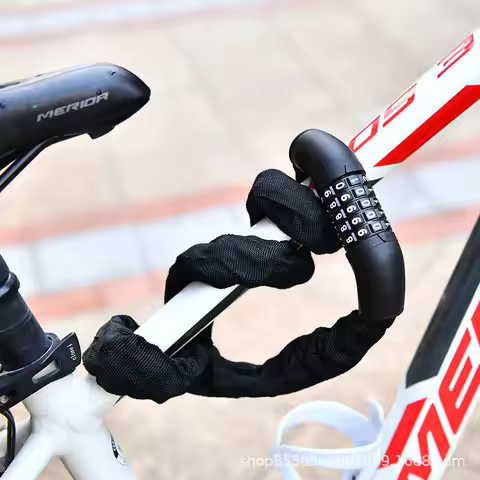 0.6/0.9/1.2/1.6m Motorcycle Electric Car Combination Lock Chain Lock Bicycle Anti-theft Lock Portabl